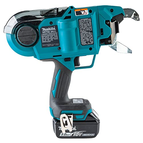 Makita (XRT02TK) 18V LXT Lithium-Ion Brushless Cordless Deep Capacity Rebar Tying Tool Kit (5.0Ah)