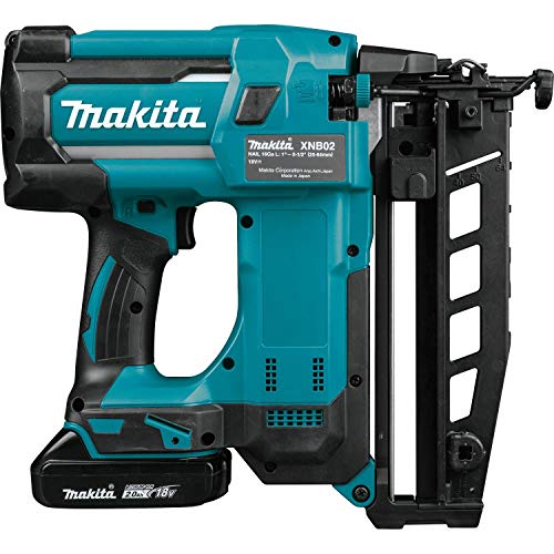 Makita (XNB02RJ) 18V LXT 2-1/2" 16-Gauge Straight Finish Nailer Kit