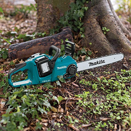 Makita 18V LXT Brushless 16" Chain Saw Kit with 4 Batteries (5.0Ah)