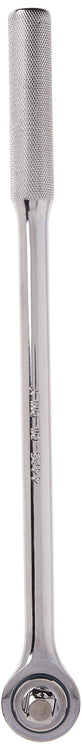 Wright Tool 4425 Long Knurled Grip Ratchet Double Pawl,Silver
