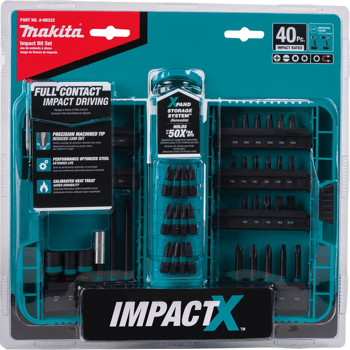 Makita (A-98332) 40 pc. Impact X Driver Bit Set