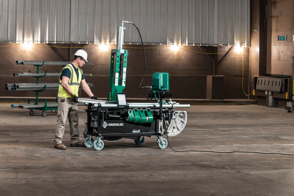 881 Cam-Track® Bender for 2-1/2" - 4" with 980 Pump and Mobile Bending Table