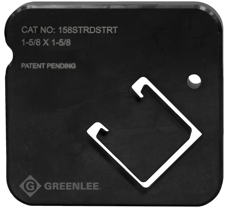 Greenlee - Dies, 1-5/8 Single Strut Pkgd, Pipe Tools